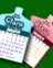 Calendário - Imã de Geladeira - Corte Especial - Padrão 20cm²